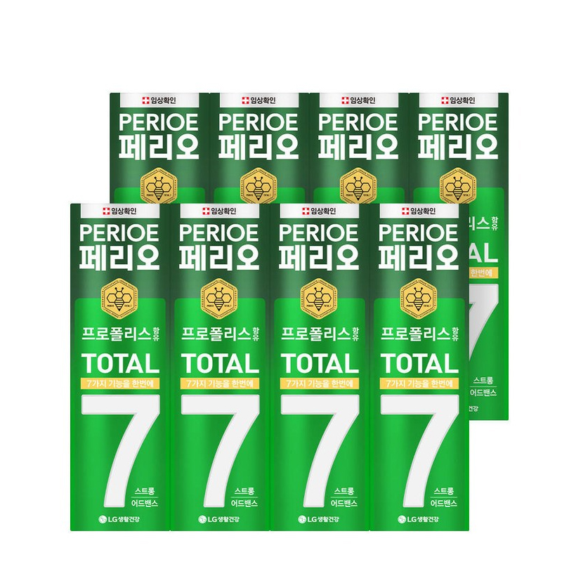 Kem đánh răng bạc hà tinh khiết Perioe Total 7 Intense Hàn Quốc 120g