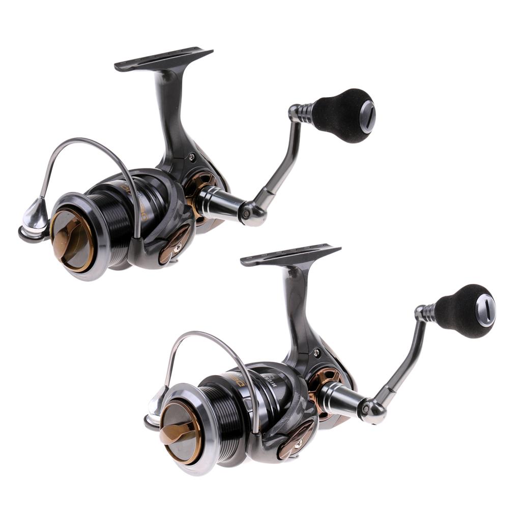 Bass Fishing Reel High Ratio 7.1:1 5+1BB Match Spool Spinning Reels