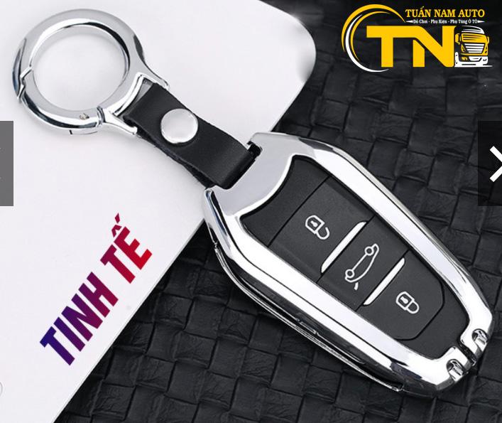 Vỏ ốp khoá xe hơi - Bọc chìa smartkey ô tô Peugeot 208 2008 308 3008 5008