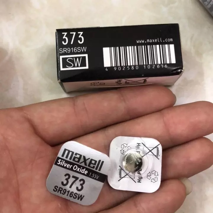 Pin chính hãng Maxell 373 SR916SW dành cho đồng hồ dùng pin 373/ SR916SW/ 373RW317/ 617/ SR68/ SR916