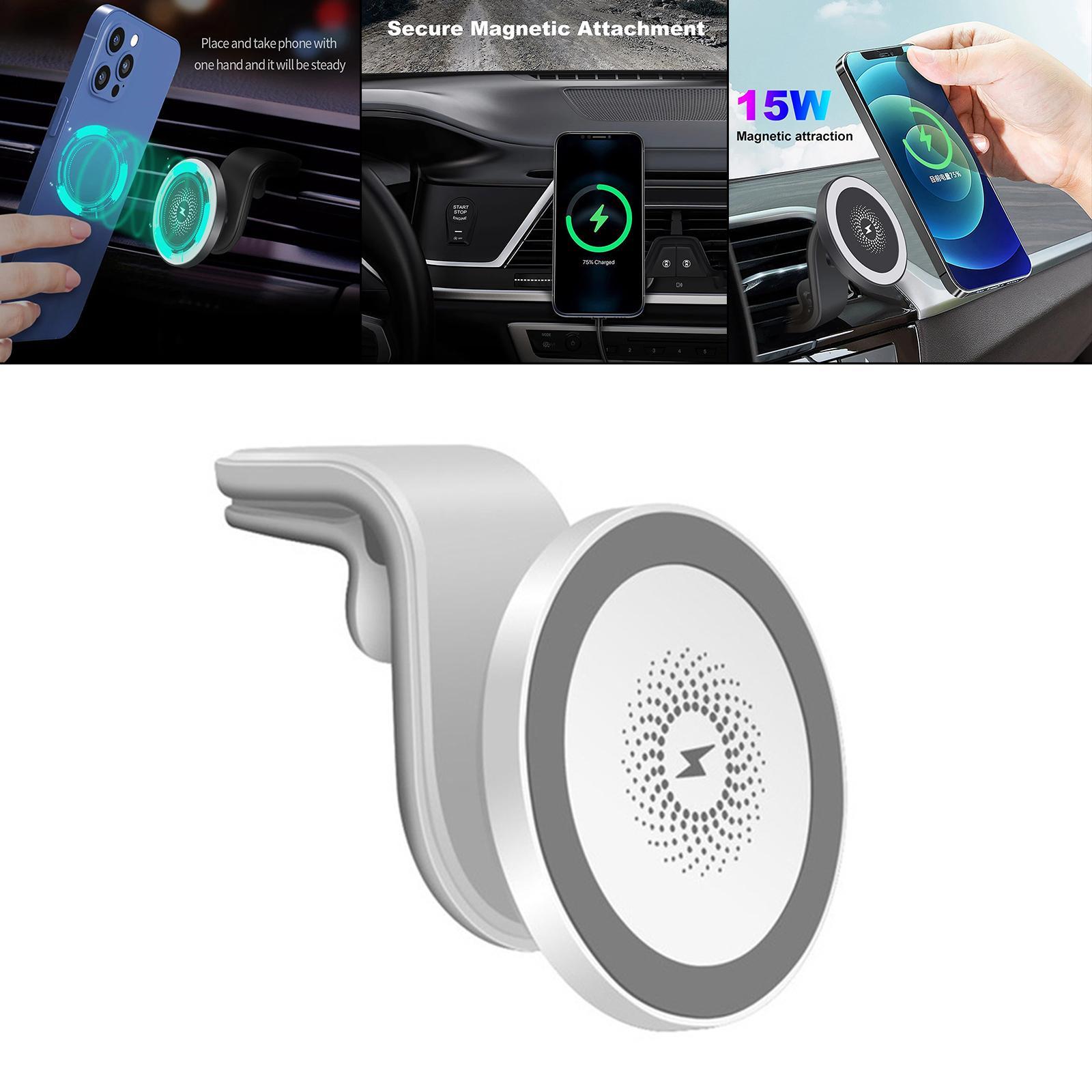 Magnetic Wireless Car Charger 15W 360° Rotation Phone Holder for for 12 12 Pro Max