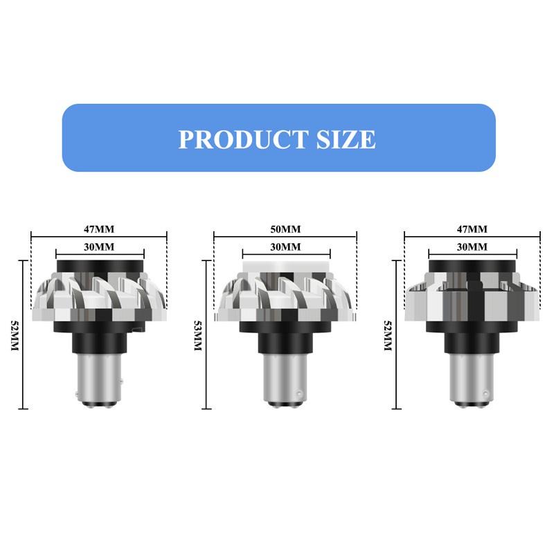 Đèn pha bóng LED BAY15D 1157 cho xe mô tô