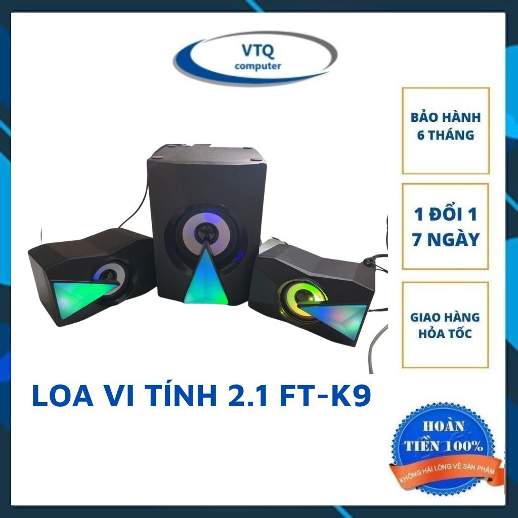 Loa bluetooth vi tính, loa máy tính để bàn K9 bass mạnh mini cây để bàn mini đẹp chất có dây giá rẻ