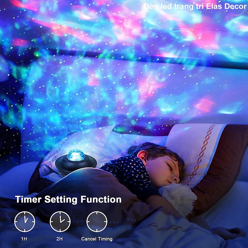 Đèn Led Chiếu Sao Galaxy Mây Thiên Hà - LED Starry Sky Night Light Bluetooth Có Thể Phát Nhạc