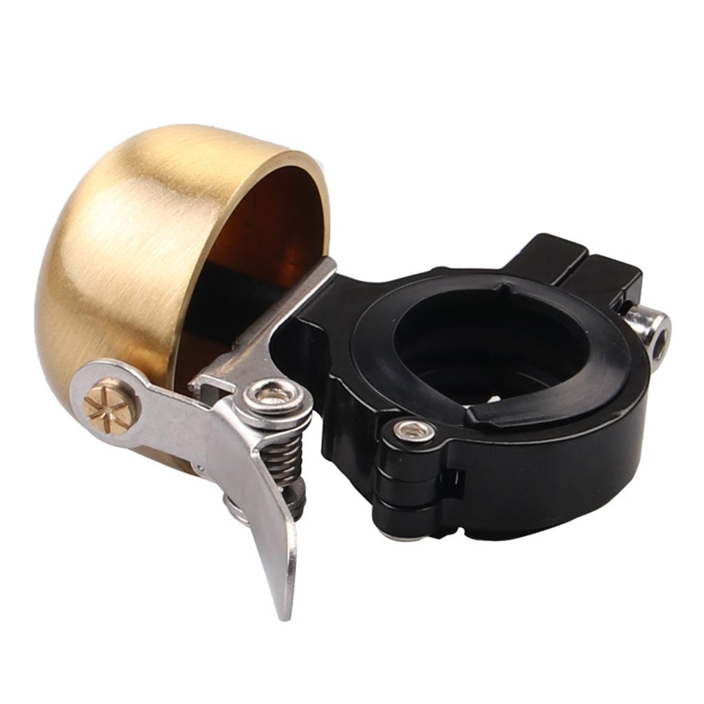 Cycling Handlebar Ring Bell Horn Classical Cooper Hooter Alarm Decor Golden