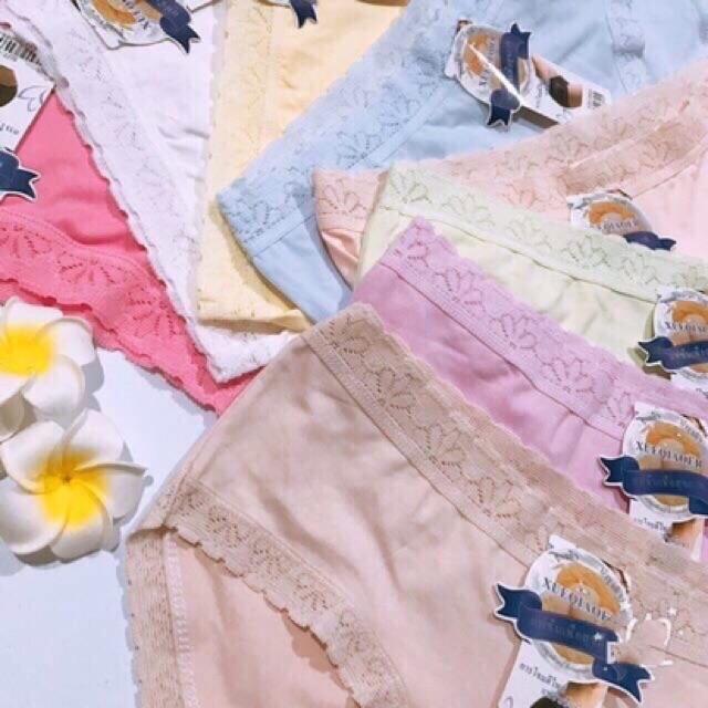 COMBO 10 Quần cotton Thái viền ren form 40-56kg