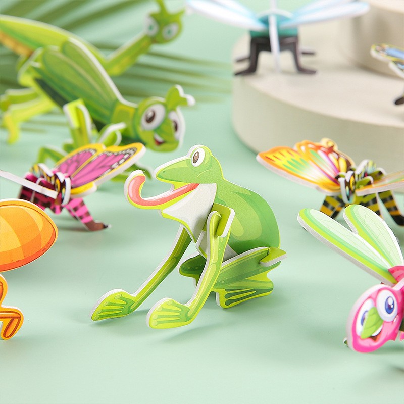 Đồ chơi xếp hình mini cho bé, lắp ghép 3D phù hợp làm quà tặng trẻ em, giúp các bé thỏa sức sáng tạo