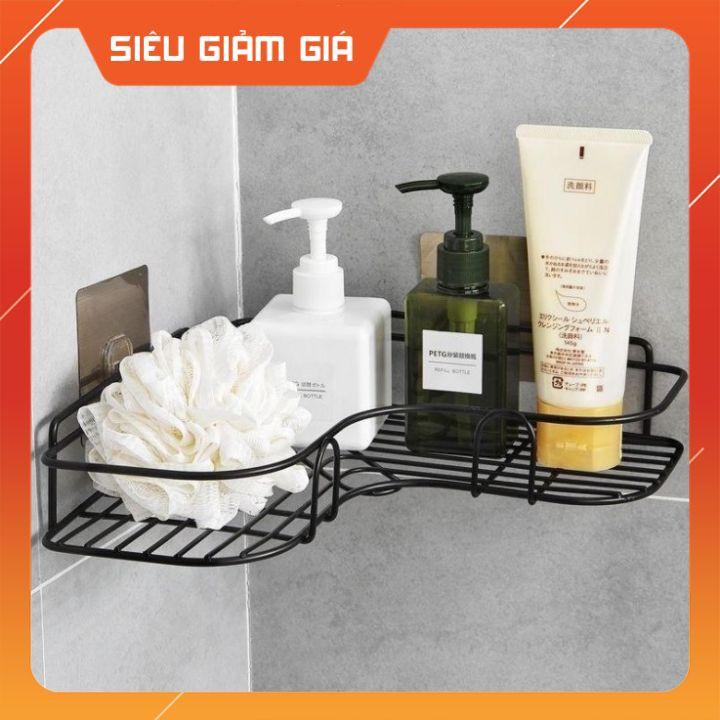 Kệ góc dán tường siêu dính trong nhà tắm ,nhà bếp siêu tiện dụng