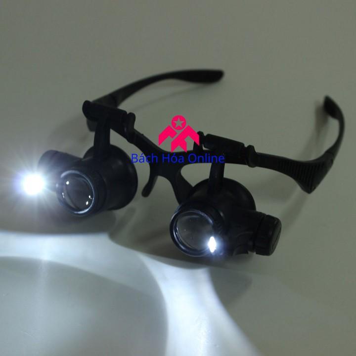 Kính lúp đeo mắt có đèn V2 - Dụng cụ hỗ trợ hàn mạch điện tử