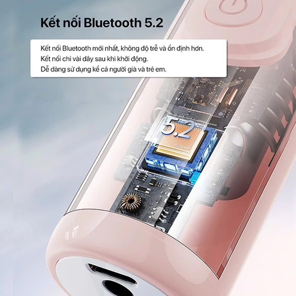 Micro Karaoke Bluetooth kèm loa kết nối điện thoại, máy tính bảng Hát Không Dây, Nghe Nhạc, Hỗ Trợ Kết Nối Thẻ Nhớ, USB Pin sạc - Hàng Chính Hãng