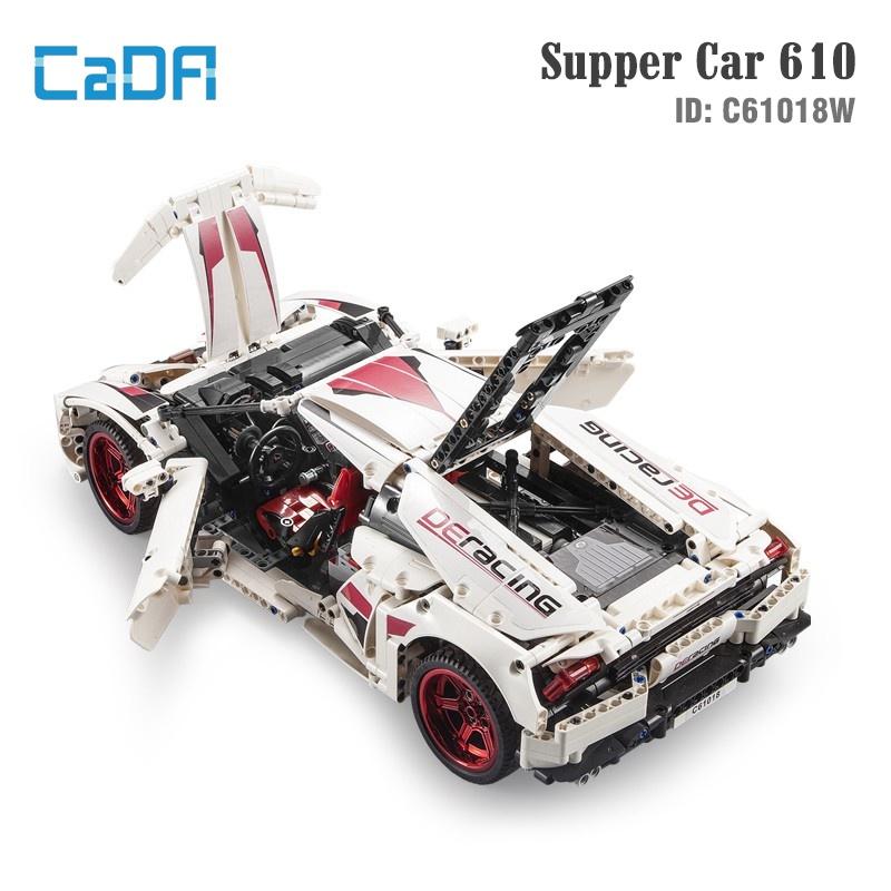 Đồ chơi lắp ráp điều khiển Xe Supper Car 610 – CADA C61018W