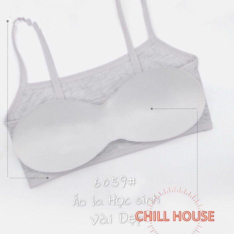 MỚI *Áo lót Bra Học Sinh cotton hai dây có Miếng Đệm Ngực - CHILLHOUSE