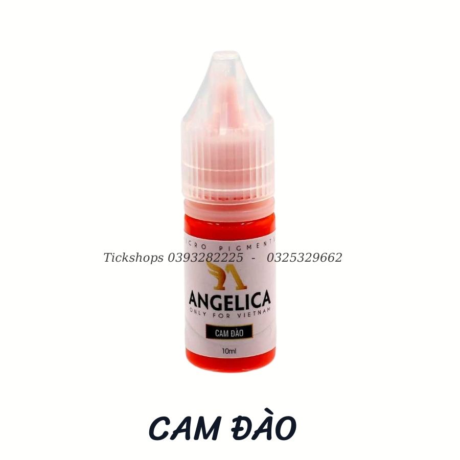 Mực xăm Angelica tem trắng lọ 10ml