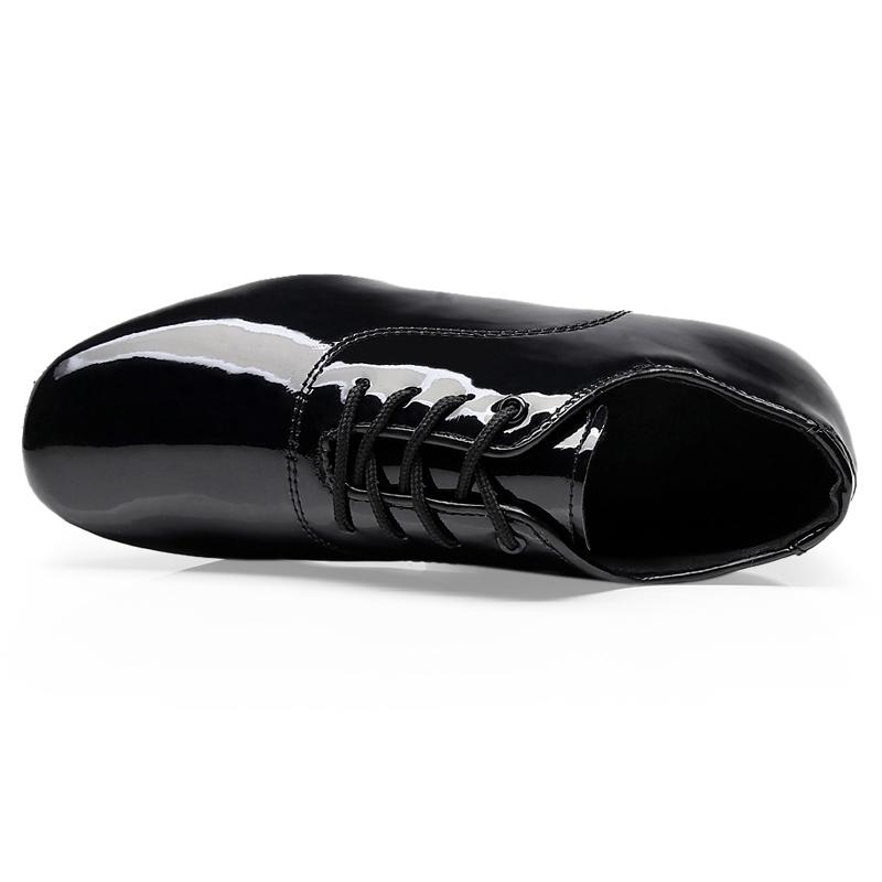 Giày khiêu vũ Latin nam khiêu vũ hiện đại cộng với kích thước 2,5cm cho cậu bé Latin Ballroom Tango Child Color: BlackLatin3cmIndoor Shoe Size: 28