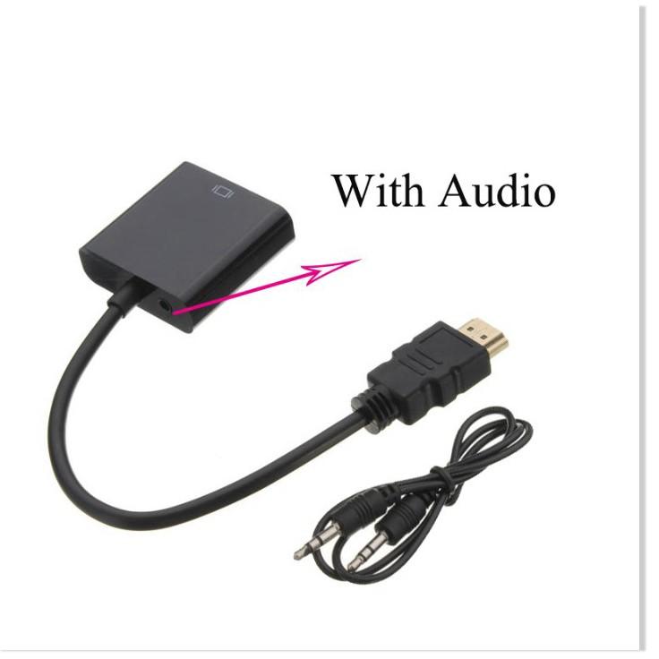 Cáp chuyển từ HDMI sang VGA có hỗ trợ audio