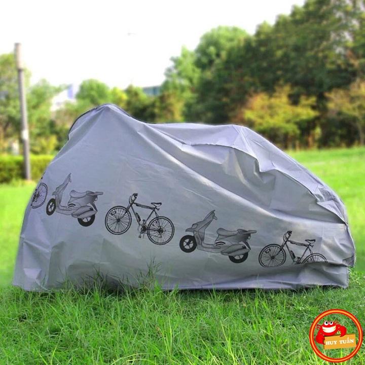 Bạt phủ xe máy - Áo trùm xe máy - Bạt phủ xe chống mưa, chống nắng, chống bụi bẩn - siêu nhẹ, bền dai, chọn màu