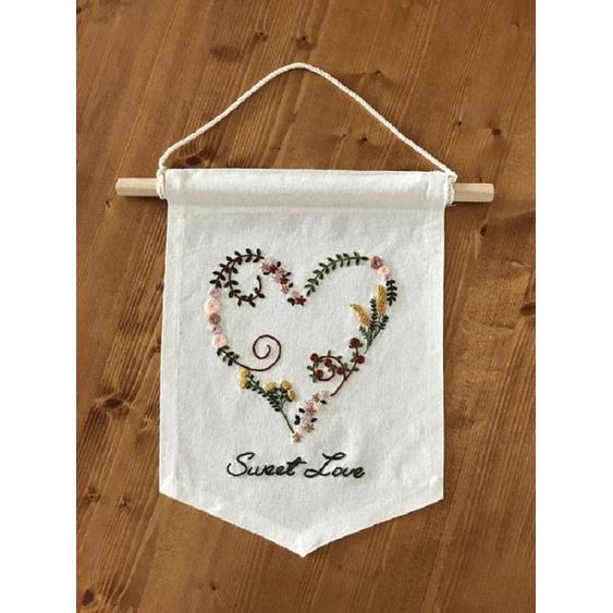 DIY thêu thủ công LỊCH VẢI 2022 quà tặng handmade/ kit NGUYÊN LIỆU TỰ THÊU ngày kỷ niệm/ bách hóa na na