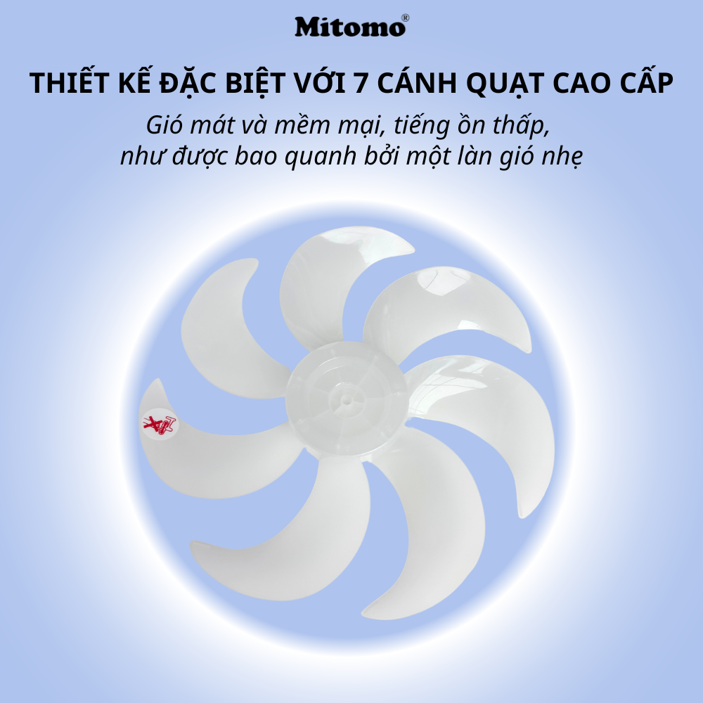 Quạt treo tường FTT-60AEC-D39W có remote, công suất 60W, hẹn giờ thông minh lên đến 12 tiếng - hàng chính hãng Bảo hành 2 năm