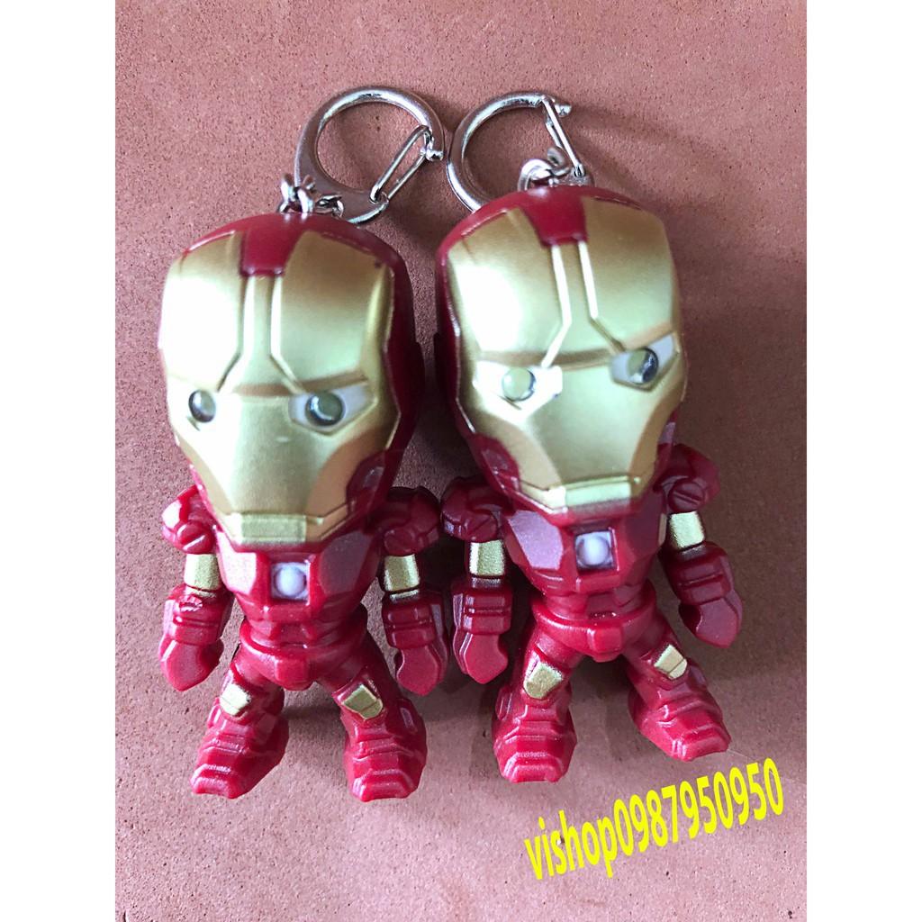 Móc khóa phát sáng iron man mã GFB11 ZB1991