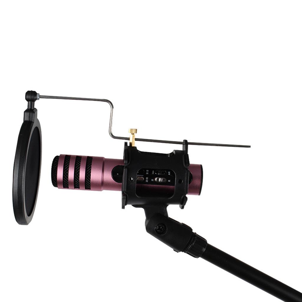 2 in1 Phones Holder Flexible Tripod Bracket Stand Mount for Mobile Phone Mic