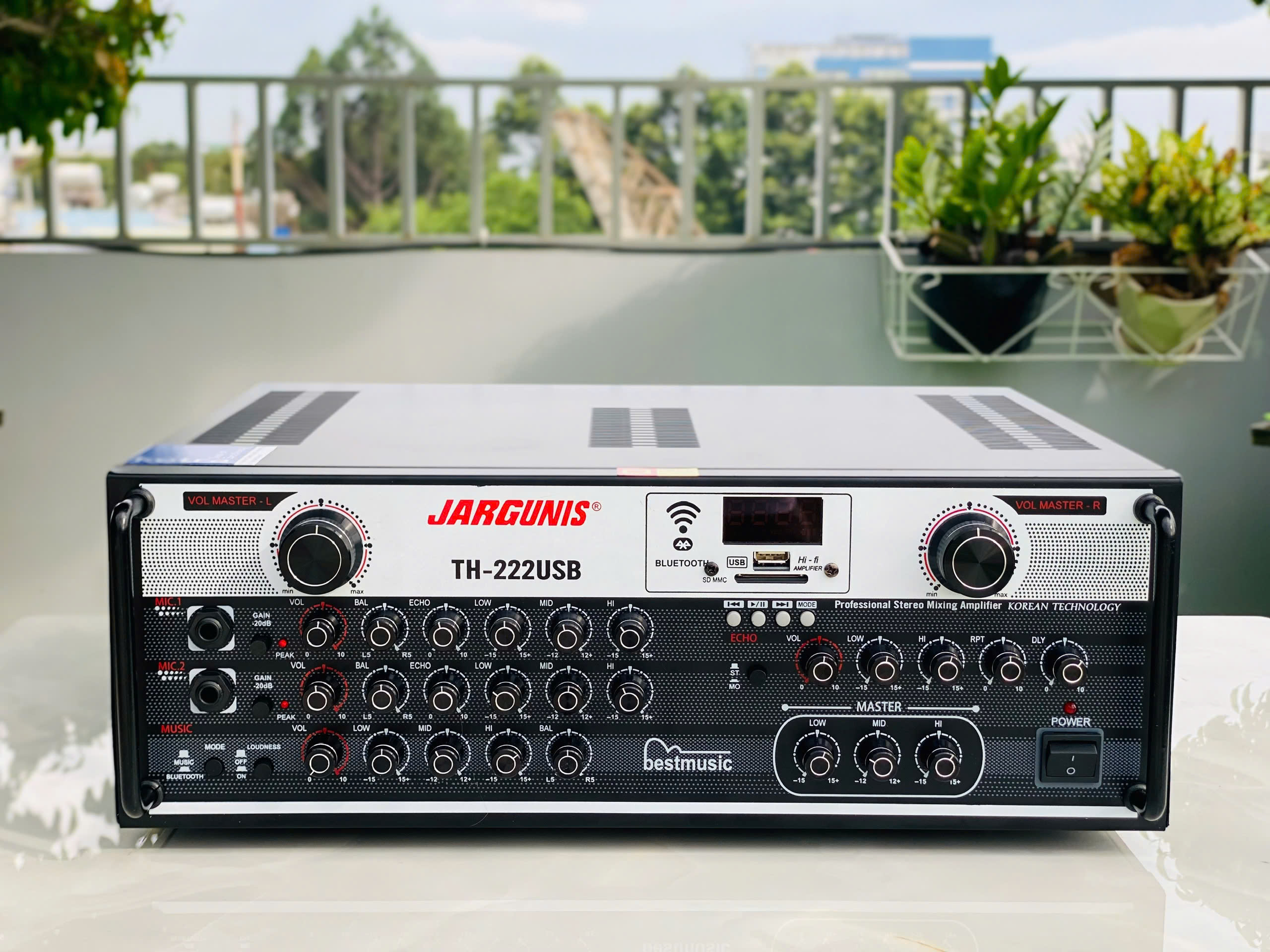 Amply Kỹ Thuật Số Chất Lượng Cao MTMAX TH 222USB, Công Suất 900W Mạnh Mẽ, Chuyên Dùng Hát Karaoke, Các Sự Kiện Lớn, Hàng Chính Hãng