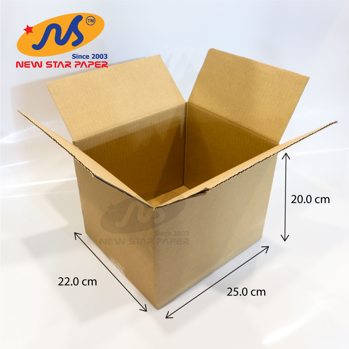 25x22x20 - Combo 10 thùng giấy carton
