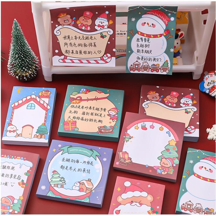 Note ghi chú Noel 8x8cm 50 tờ giá sỉ