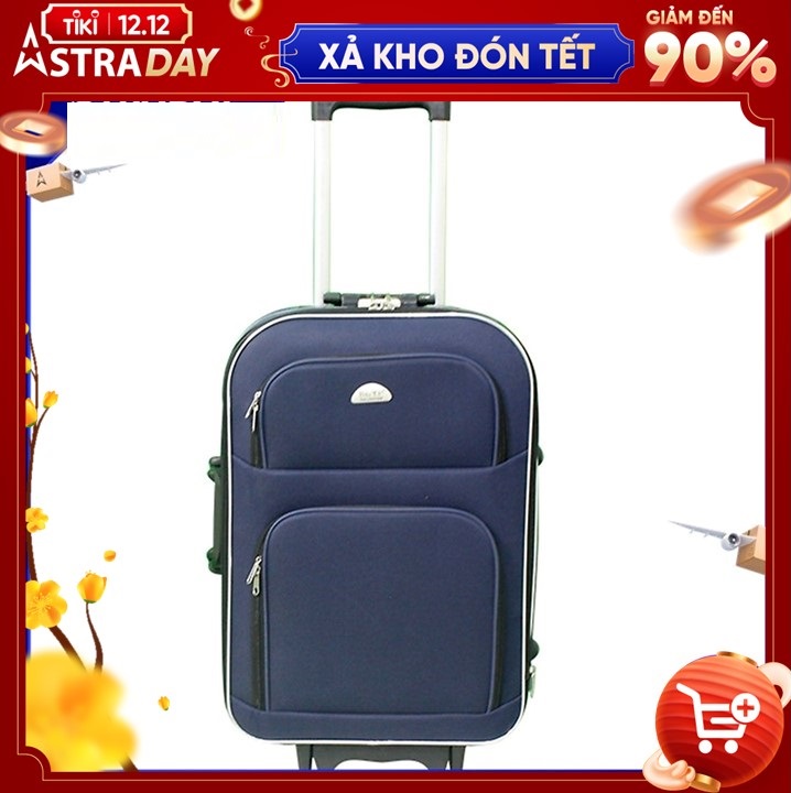 Vali Du Lịch Kéo Tay BI& TI xanh Nauy 20 và 24 Inch