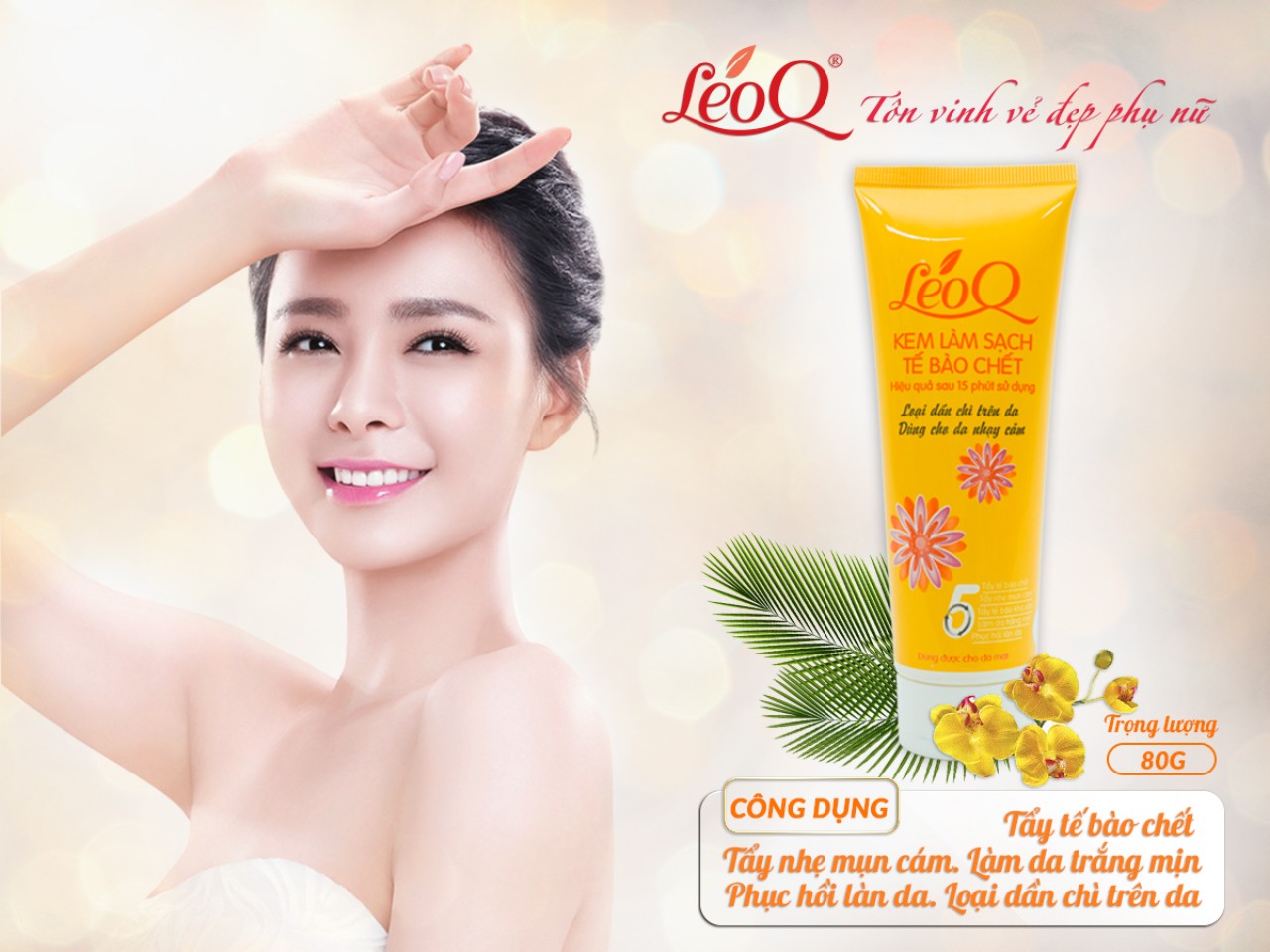 Kem làm sạch tế bào chết dùng cho da nhạy cảm tuýp 80g