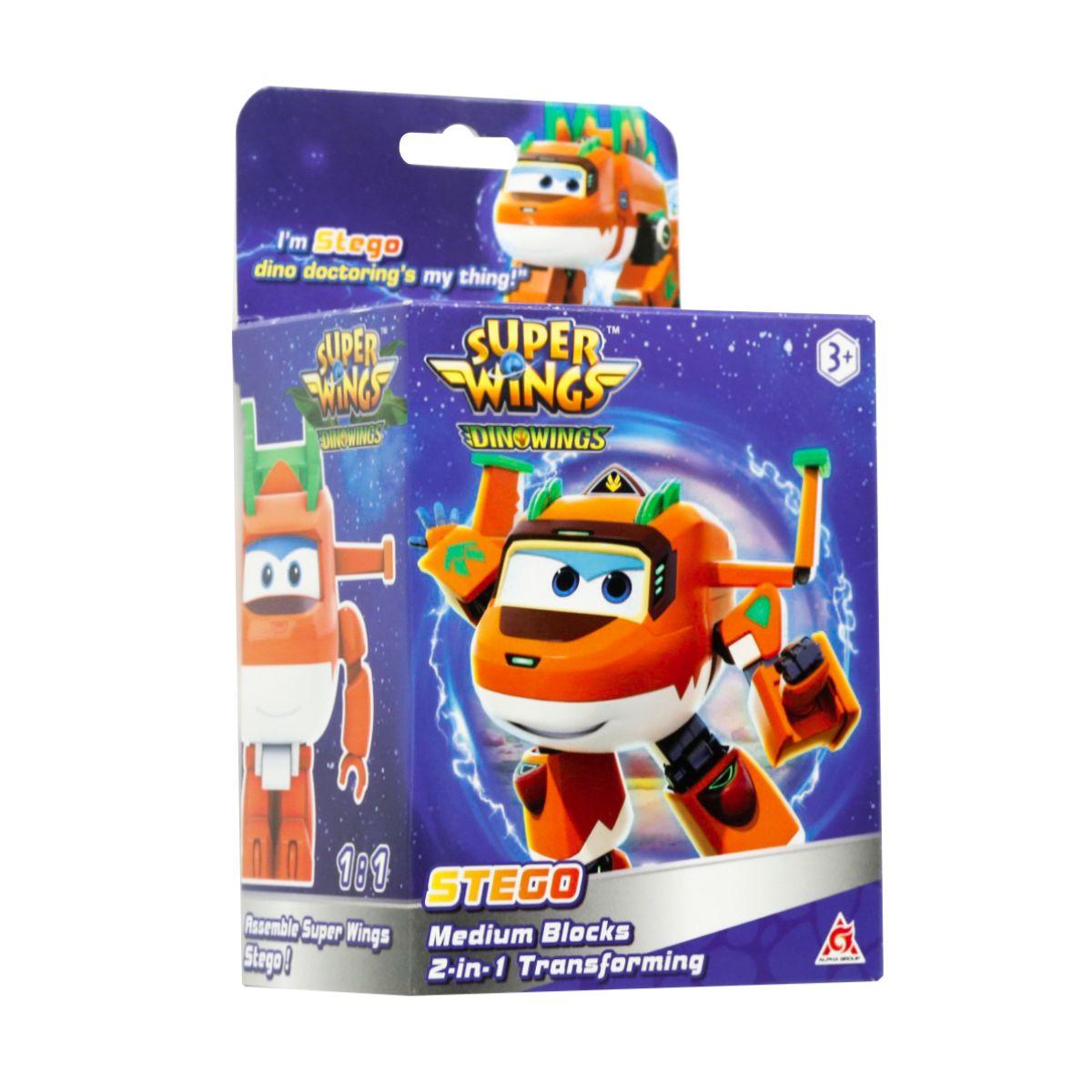 Đồ Chơi Lắp Ráp Robot Biến Hình Khủng Long Stego Bác Sĩ - Superwings EU380520-2