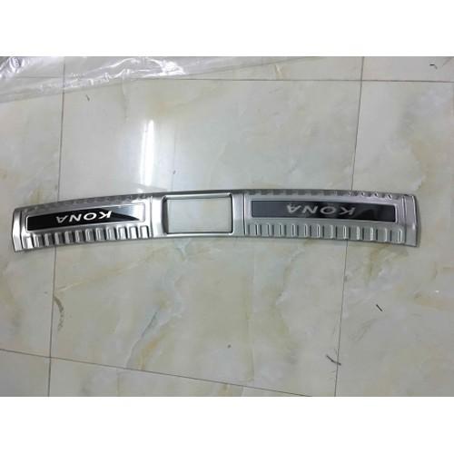 Chống trầy cốp xe KONA 2018 2019 2020 2021-Mẫu inox