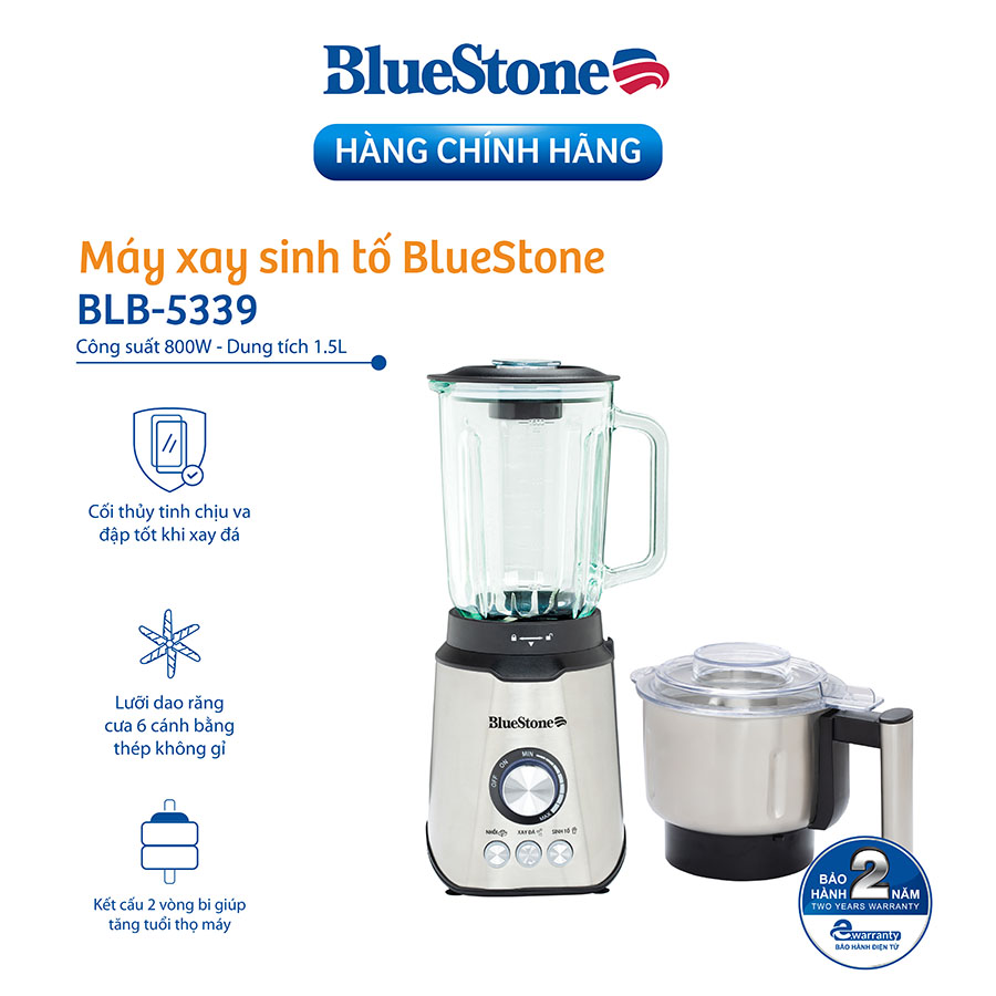 Máy Xay Sinh Tố BlueStone BLB-5339 (1.5 Lít) - Hàng chính hãng