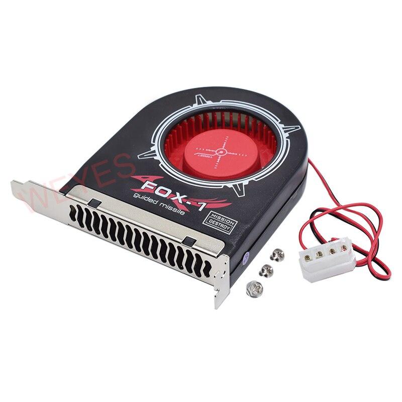 Quạt tản nhiệt FOX-1 DC12V 2Pin cho máy tính PCI Fan 2200RPM IDE Molex