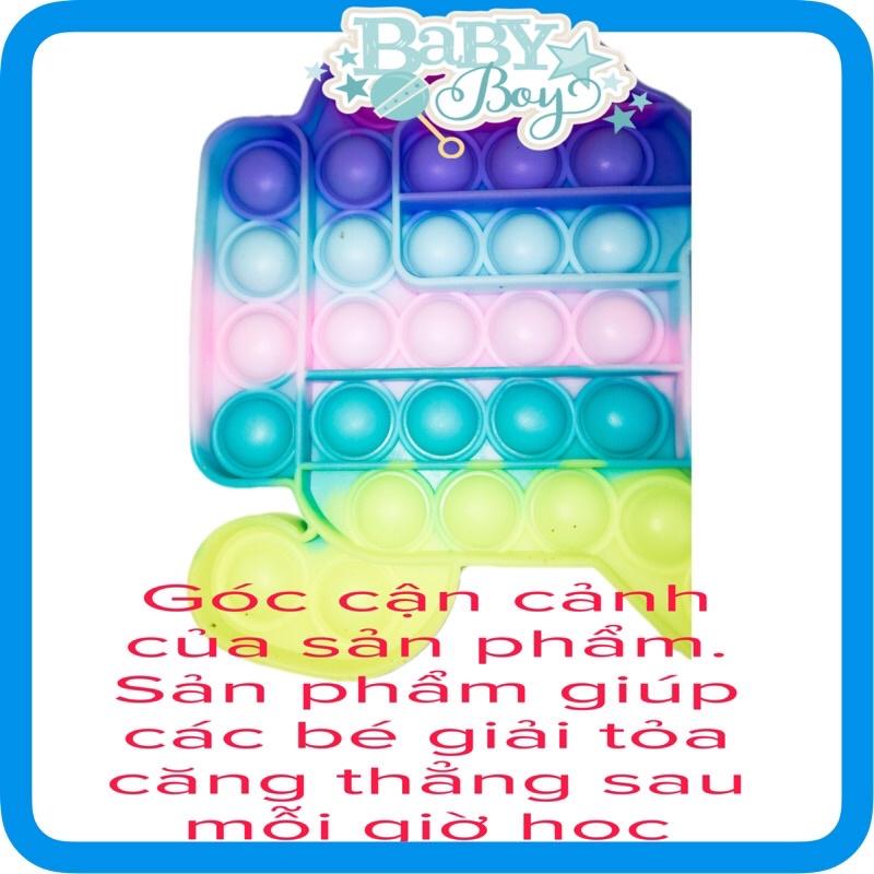 Pop it fidget toy giá rẻ đồ chơi bóp bóng cầm tay giúp giảm căng thẳng mệt mỏi.