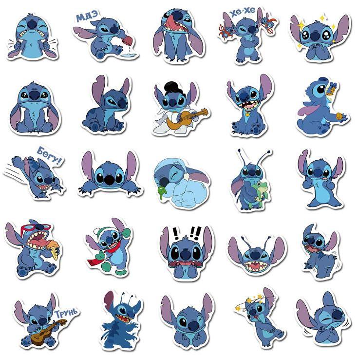 Sticker dán cao cấp HOẠT HÌNH ALOHA Cực COOL ms#122