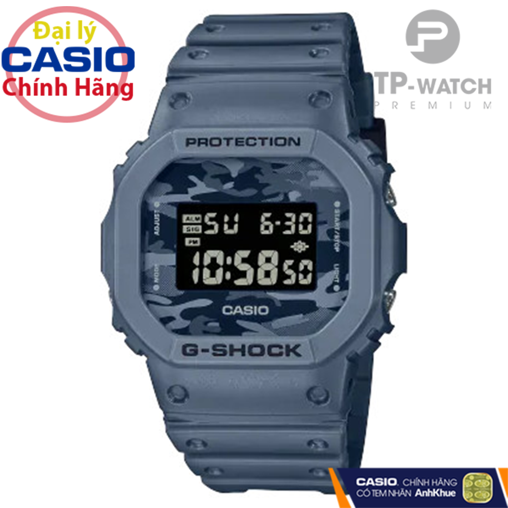 Đồng Hồ Nam Dây Nhựa Casio G-Shock DW-5600CA-2DR Chính Hãng - DW-5600CA-2 CAMO