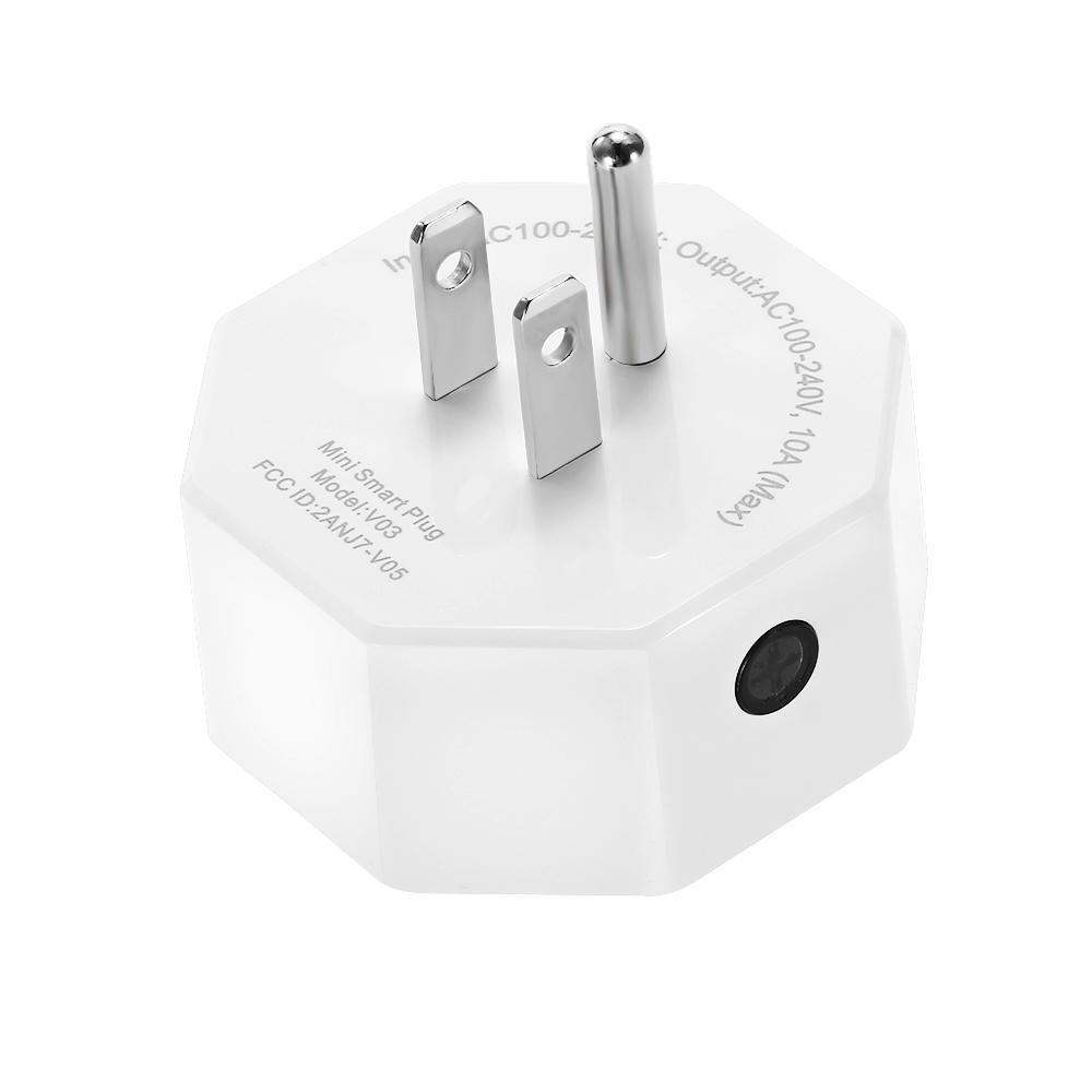 4PCS Wireless WIFI Smart Plug US Outlet WI-FI Socket Charging Adapter Smart Home Power Plug Remote Control Via Phone App Smart Timer Compatible with for Amazon Alexa and for Google Home/Nest IFTTT For TP-Link