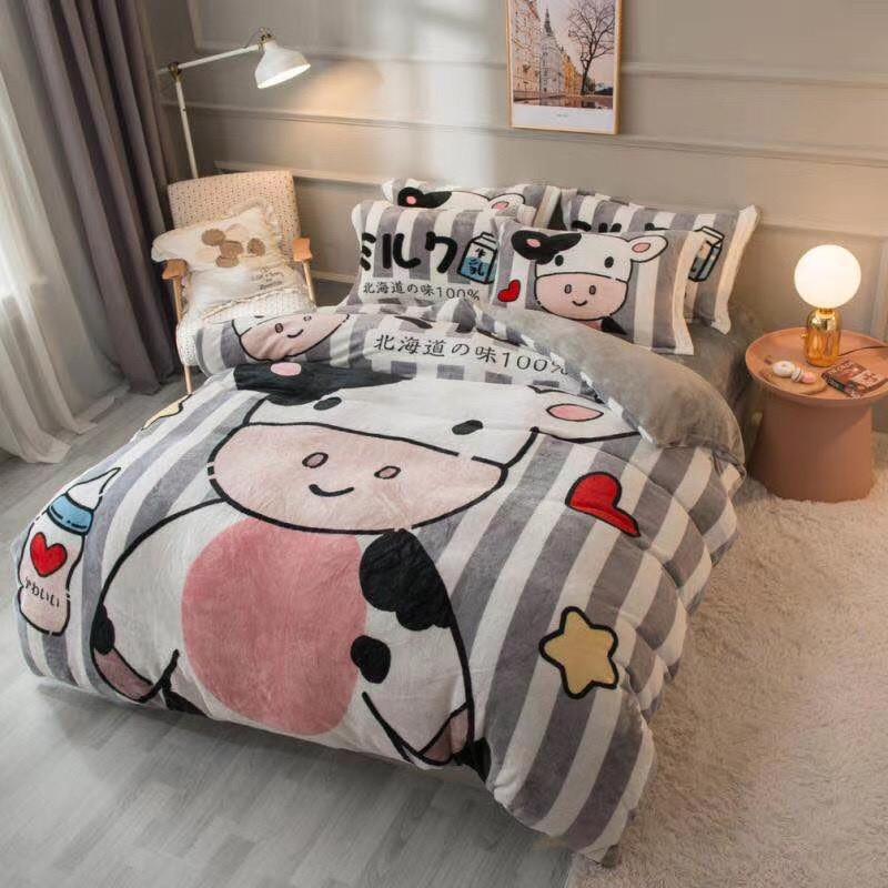Sét Nỉ Nhung 5D 4 Món Mẫu Siêu Cute -PP