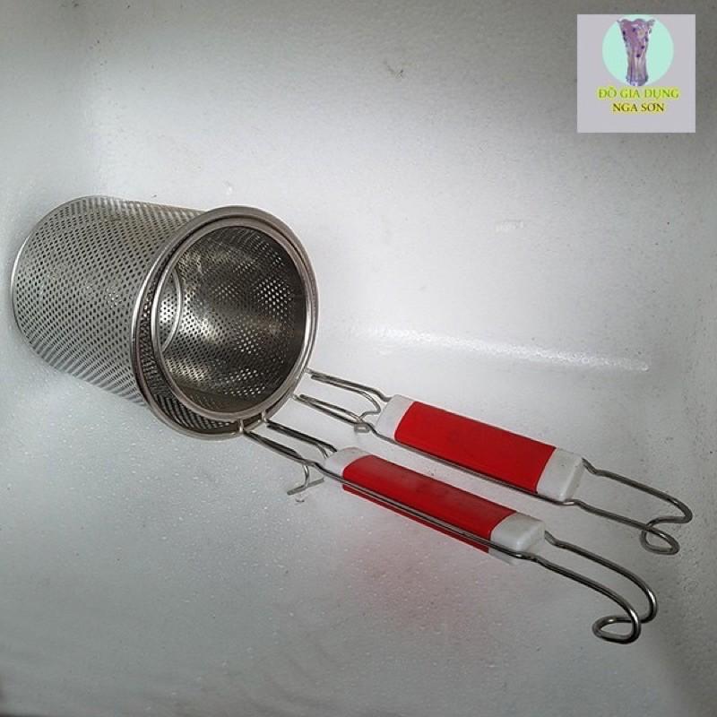 Dụng cụ trần bún phở inox dạng ống đột lỗ