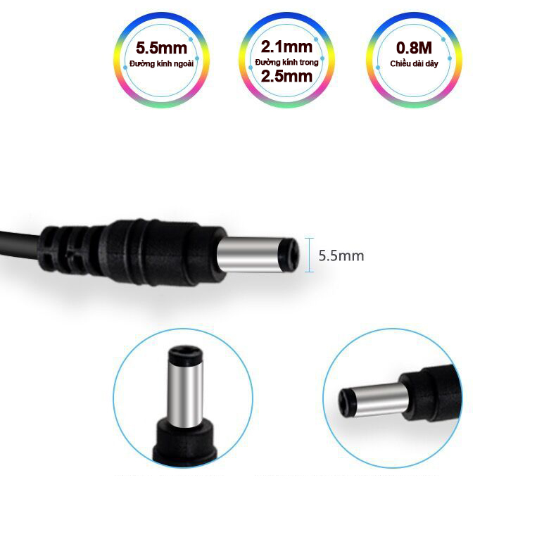 Nguồn 12V 2A chân to 5.5mm Adapter AC/DC Bộ đổi nguồn hàng chuẩn đủ dòng đủ công suất