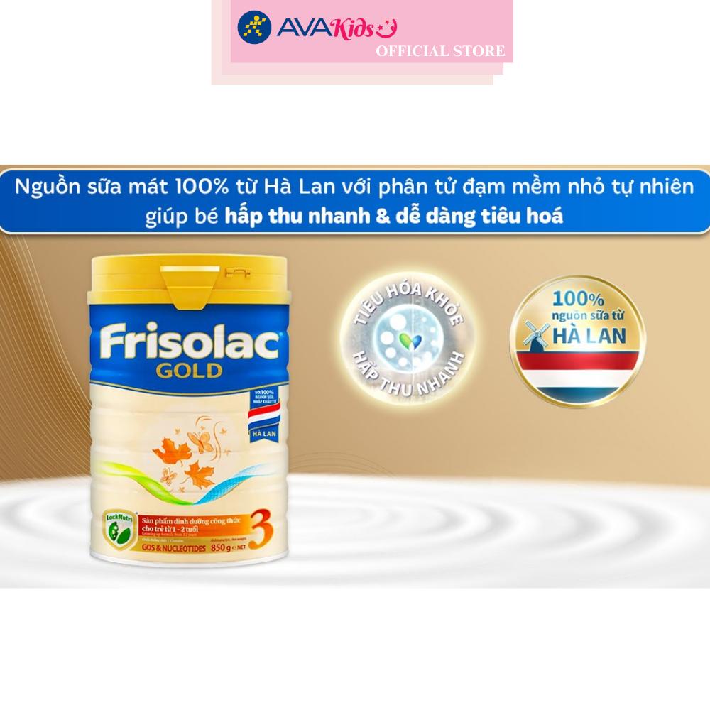 Sữa Bột Frisolac Gold 3 Lon 850g - Hàng chính hãng