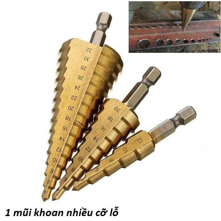 Mũi khoan tháp,mũi khoan tạo lỗ 4_12,4_20,4_32