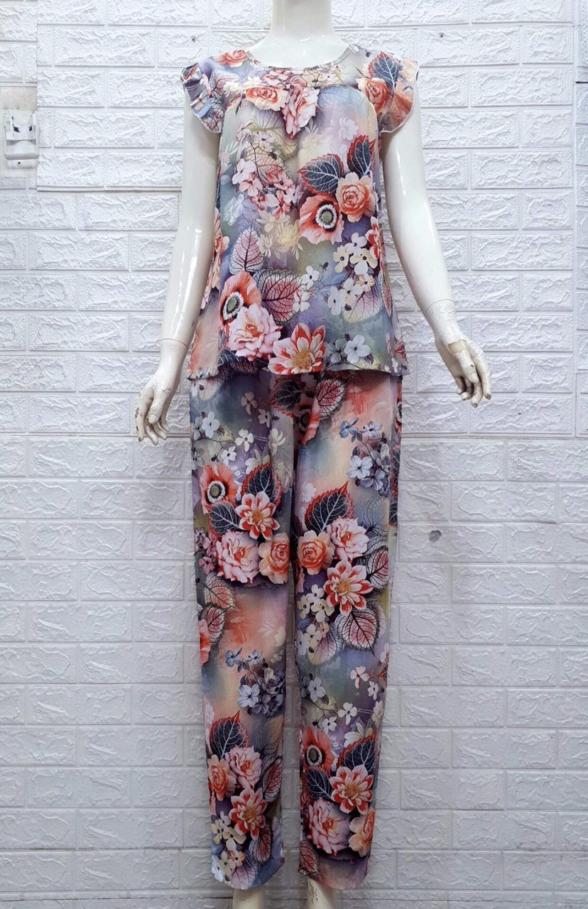 [40kg - 80kg] Đồ Bộ Mặc Nhà, Đồ Bộ Nữ Quần Dài Tay Con Tole (Lanh) Nhung Trung Niên, Có Bigsize