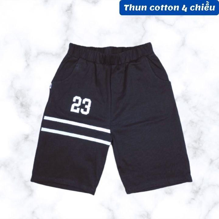 Bộ quần áo bé trai in chữ sành điệu từ 22-58kg. Chất thun cotton thấm hút mồ hôi-Hương Nhiên