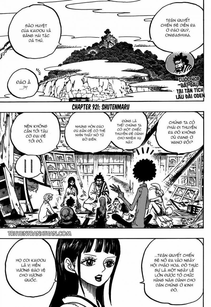 đảo hải tặc - one piece chapter 921 1