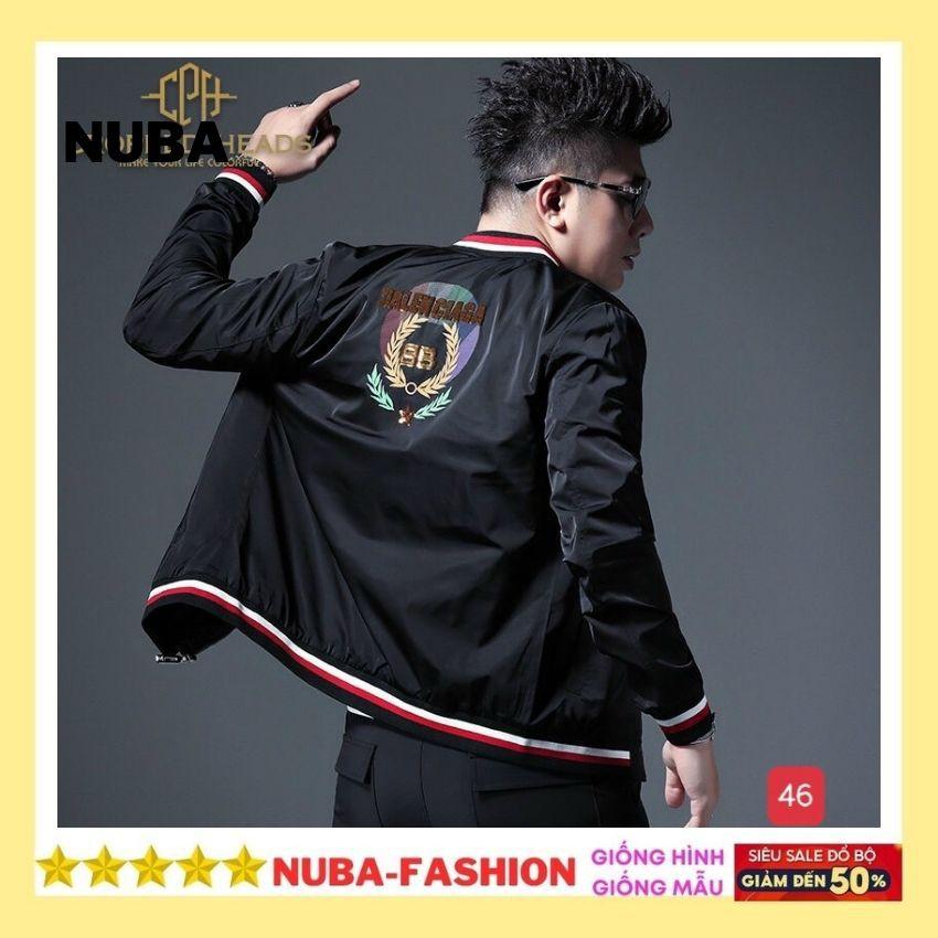 Áo khoác gió nam,chất vải dù hai lớp,cá tính trẻ trung năng động, 46 NUBA