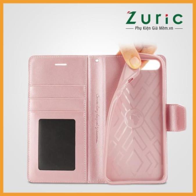 Bao da dạng ví iPhone 6 Plus / 6S Plus hiệu Hanman, ngăn đựng thẻ và tiền tiện lợi