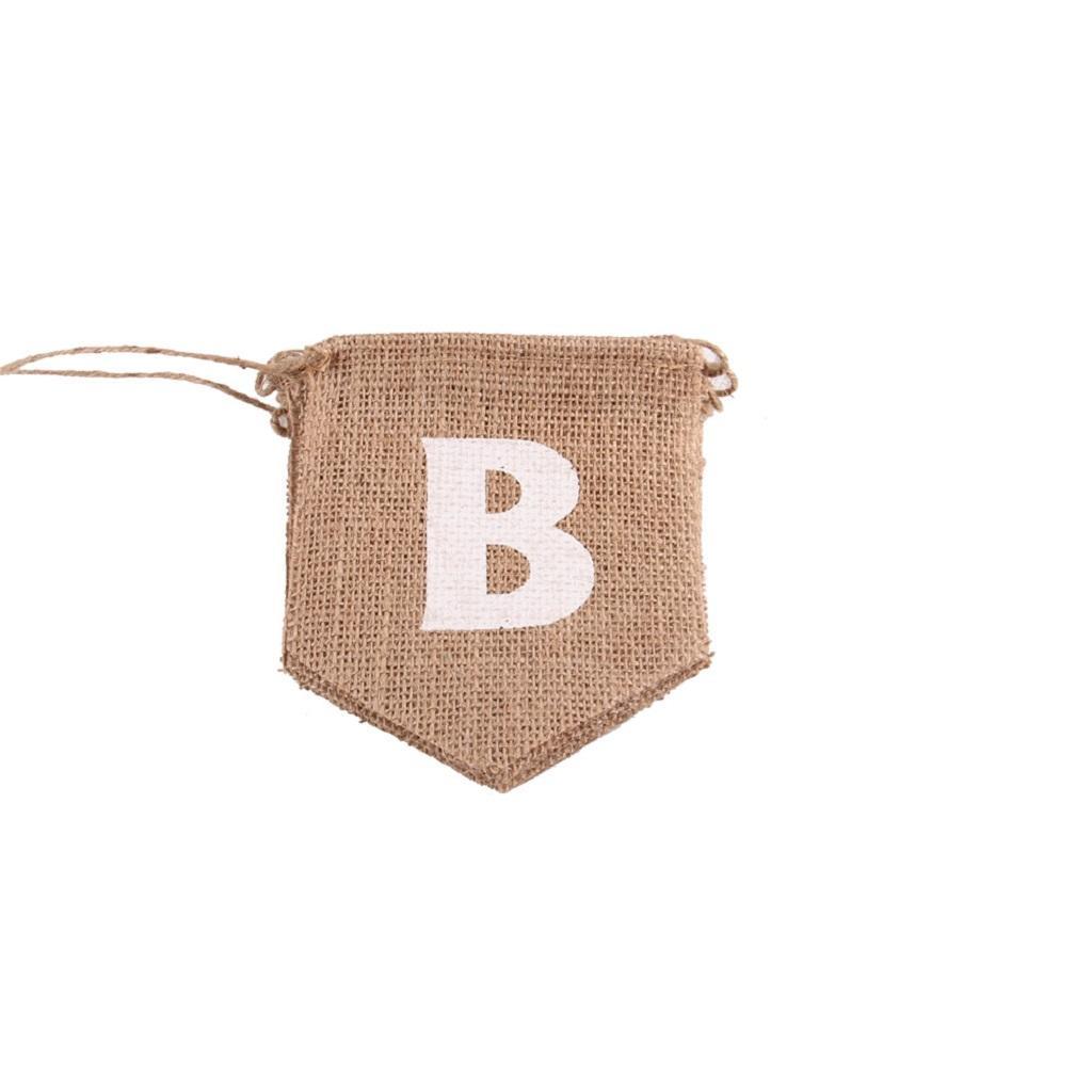 Back to School Natural Burlap Banner with Star Printed for Class Decoration