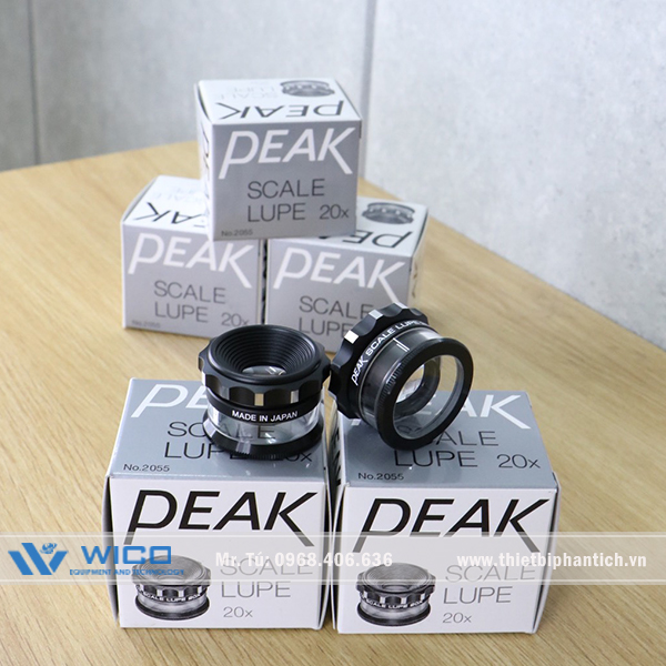 Kính Lúp Peak Cầm Tay Có Vạch Thước | Model: 2055-20X | Độ Phóng Đại 20X