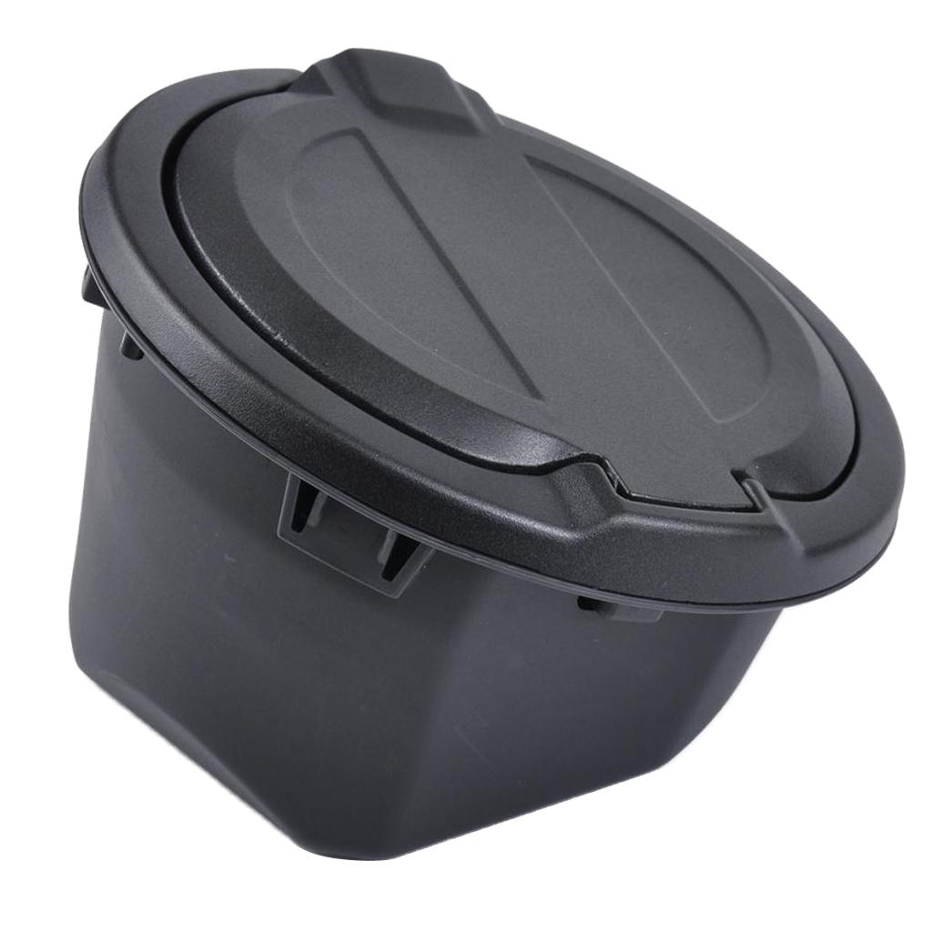 Black Metal + ABS Fuel Door Gas Cap Lid Cover For Jeep Wrangler JL 2018-2019